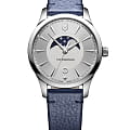 Victorinox Victorinox Alliance small 241832  241832 механические мужские часы  серебристый циферблат, браслет кожаный — вид спереди